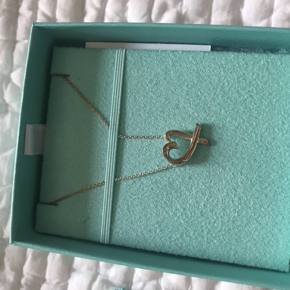 Tiffany Co. x Paloma Picasso Loving Heart Necklace Sterling Silver